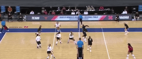 Volleyball Block GIF by NCAA Championships