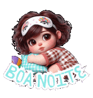 Boa Noite Sticker by Atelier das Arteiras