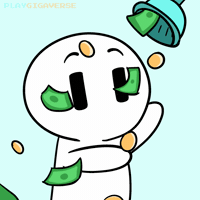 Make It Rain Money GIF by Playgigaverse
