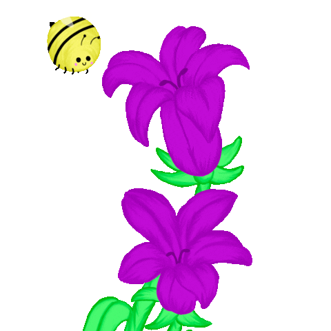 Sandyllustration giphyupload cute kawaii flower Sticker