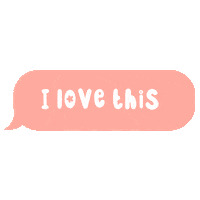 In Love Text Sticker