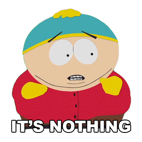 Eric Cartman Nevermind Sticker by South Park