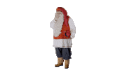Santa Claus Christmas Sticker by The Elves!