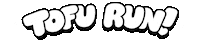 Tofurun typography sparkle bubble drift Sticker