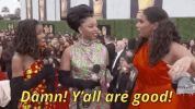 red carpet damn yall are good GIF by MTV Movie & TV Awards