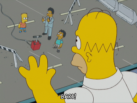 yelling homer simpson GIF