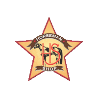 Horsemanshop loja estrela relentless horseman Sticker