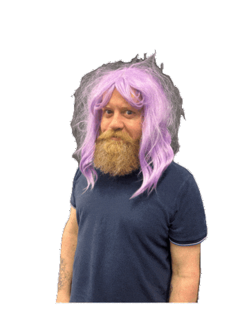Bad Hair Day Sticker by Vinnie Camilleri
