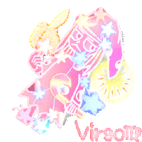 Glow Astrological Sign Sticker by Miyrumiyru