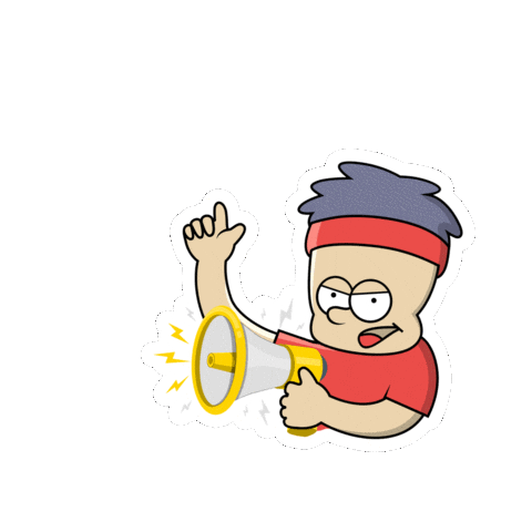 Attention Warning Sticker by dowithtera