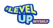 Level Up 90S Sticker by Realfood Winta Asia