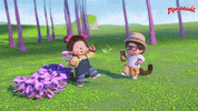 happy animation GIF by Monchhichi