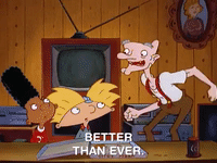 hey arnold nicksplat GIF