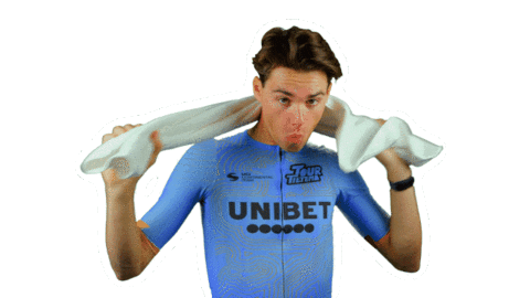 Cycling Davide Sticker by Tour de Tietema