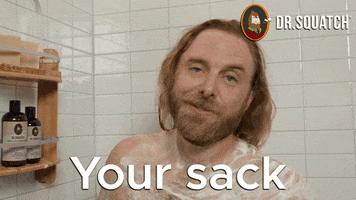 Nuts Sack GIF by DrSquatchSoapCo