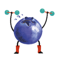 excited workout Sticker by Two Good Yogurt