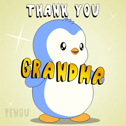 Penguin Grandma GIF by Pudgy Penguins