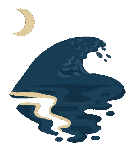 ajwileydesign giphyupload nature sun night Sticker