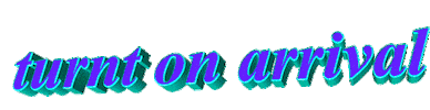 on arrival turn Sticker by AnimatedText