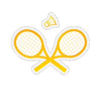 TotalEnergiesXBadminton energy smash court badminton Sticker