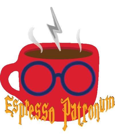 Harry Potter Coffee Sticker by HarrisCountyPL