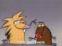 angry beavers nicksplat GIF