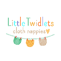 littletwidlets cloth nappies cloth nappy reusable nappy little twidlets Sticker