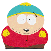 Excited Eric Cartman Sticker by South Park