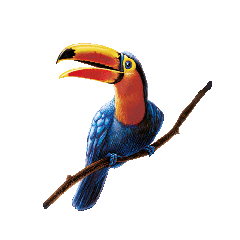 Flying Wild Animal Sticker by Tchibo