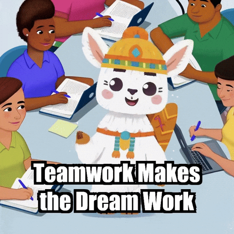 College Life Collaboration GIF by Llamaozi