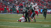 football athletics GIF by GreenWave