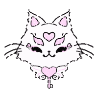 Nicoleskey pink fox japan kitsune Sticker