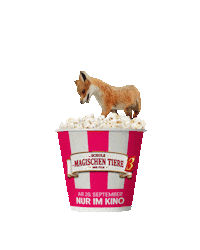 dsdmt-film popcorn fuchs kinofilm schule der magischen tiere Sticker