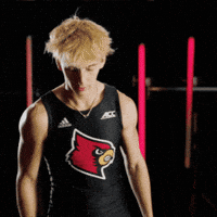 Track Field Go Cards GIF by Louisville Cardinals