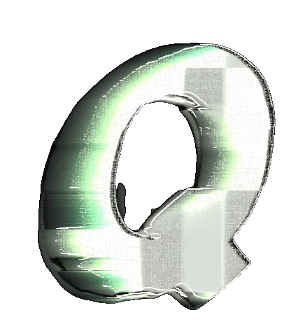 Glitch Alphabet Sticker by #BASILIO