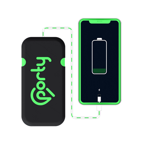 portytech giphyupload enerji powerbank porty Sticker