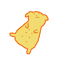 buttmvnch dancing dog puppy wiggle Sticker