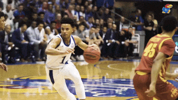 Kansas Basketball Jayhawks GIF by Kansas Athletics