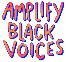 Listen Black Lives Matter Sticker by Sarah The Palmer