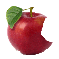 apple shaking food Sticker