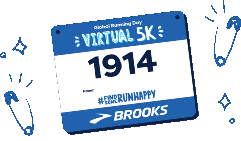 Runhappy Globalrunningday Sticker by Brooks Running