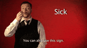 sick sign language GIF by Sign with Robert