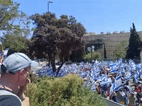 Demonstrators Gather at Knesset as Judicial Reform Passes