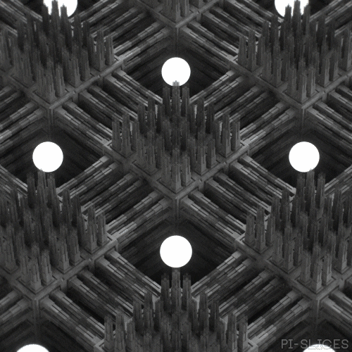 Black And White Art GIF by Pi-Slices