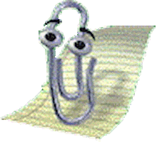 show more microsoft clippy paperclip Sticker