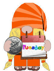 Days Of The Week Tuesday Sticker