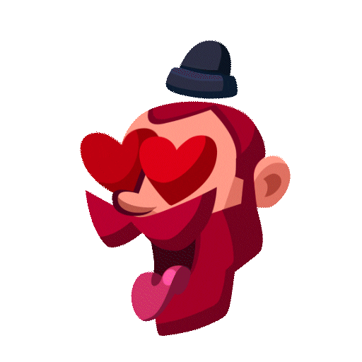 Люблю In Love Sticker by Om Nom