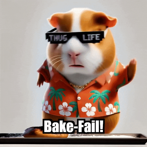 Cookingfails Baking GIF by Guinea Gambino