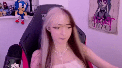 Beautiful Girl Middle Finger GIF