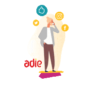 association_adie instagram like twitter facebook Sticker